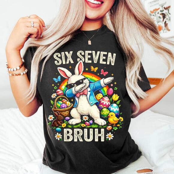 Other - Dabbing Bunny Easter T-Shirt, Happy Easter Tee, Funny Bunny Easter